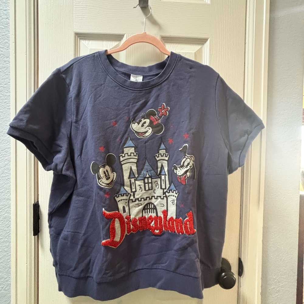 Disneyland Navy Shirt with Mickey and Friends